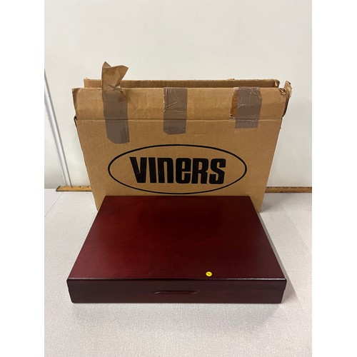 99 - viners cutlery set complete in fitted box
