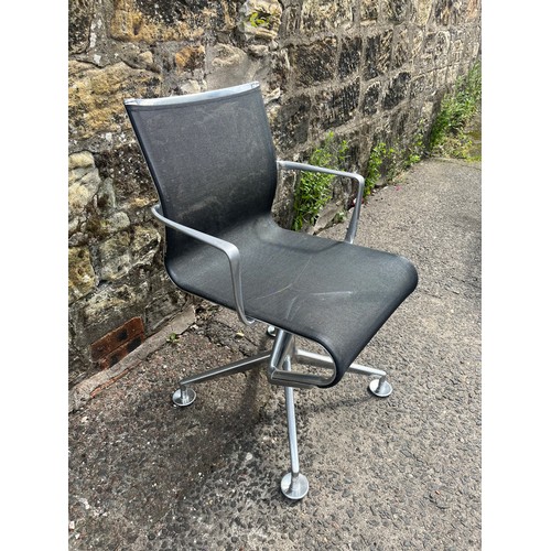 126 - Alias, Alberto Meda swivel meeting frame office chair. circa 2000