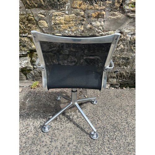 126 - Alias, Alberto Meda swivel meeting frame office chair. circa 2000