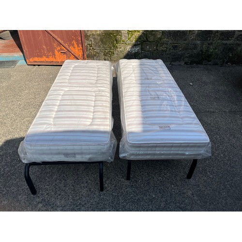 160 - 2 Brand New caravan/campervan size single mattresses & bases sizes  74