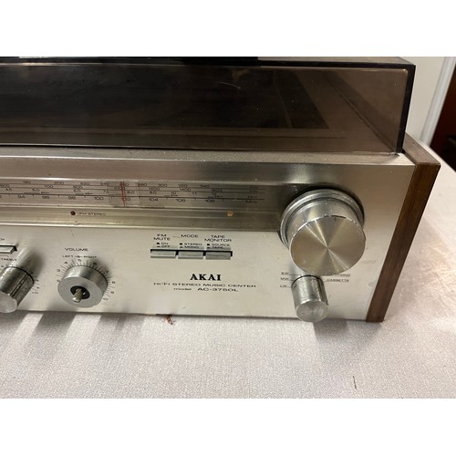 331 - Vintage Akai Hi-Fi stereo music centre model AC-3750L along with Ferguson unit audio & speakers.