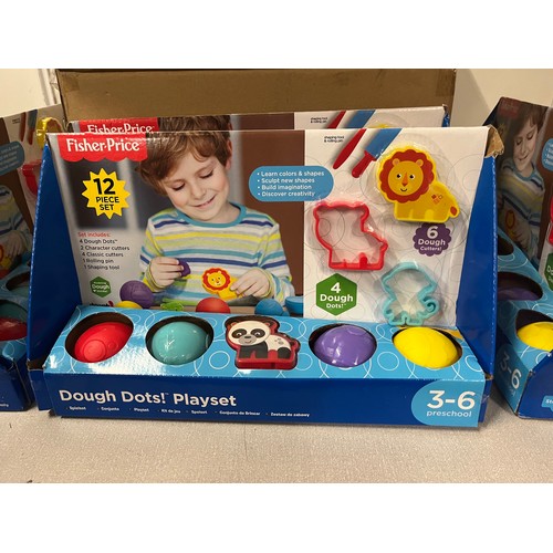 368 - 10 New & sealed Fisher Price Dough dots play set. R.R.P £9.99