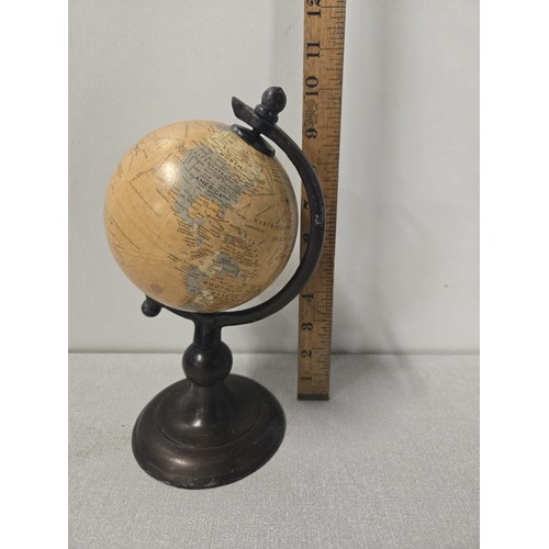 227 - Reproduction metal globe.