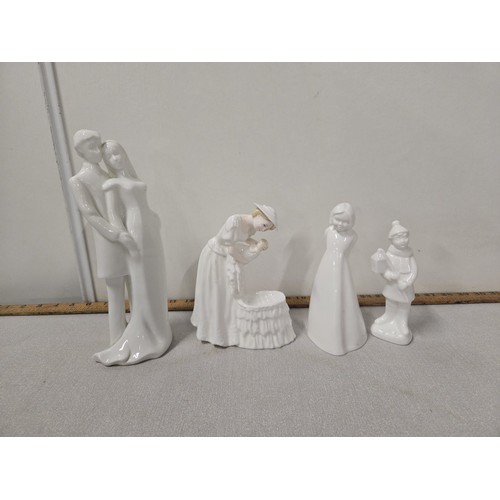 168 - 4 figurines to include Royal Doulton 'Mother & Baby' & Coalport 'My little angel' etc.