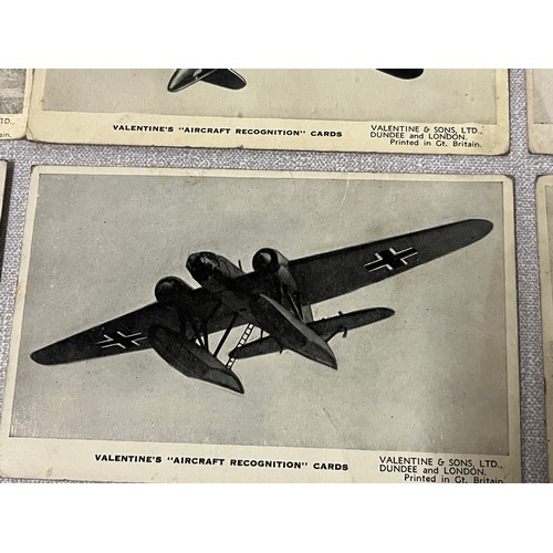 45 - 40 valentines recognition aircraft cards