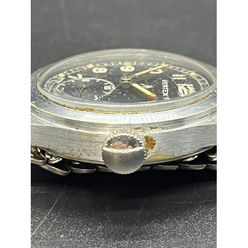 30 - Rare Vertex dirty dozen ww2 www military manual wind wrist watch. Working
(slight rusting to the han... 