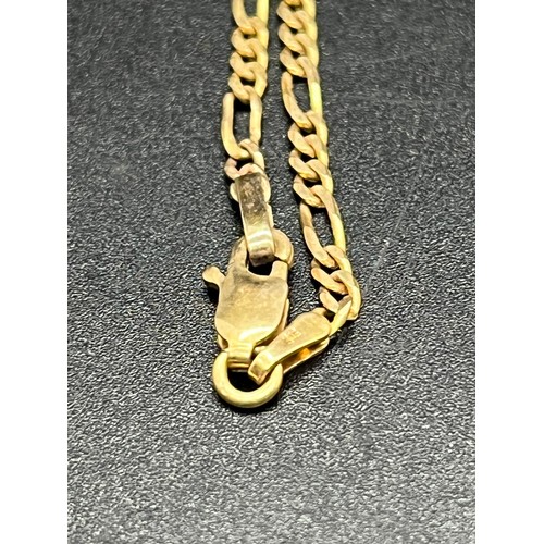 31 - 9ct gold figaro chain 5.4 grams