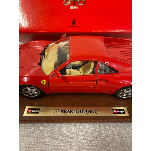 510 - Die cast Burago model Ferrari GTO 1984