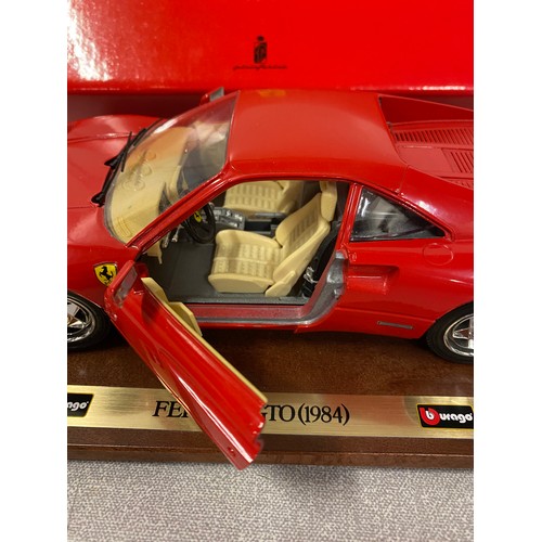 510 - Die cast Burago model Ferrari GTO 1984