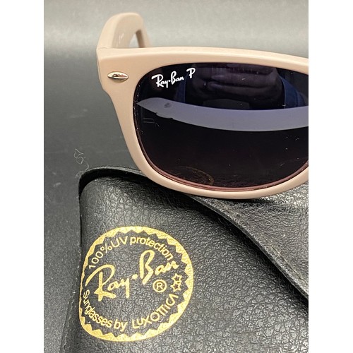 486 - Pair of original Ray-Ban New Wayfarer shades with case.