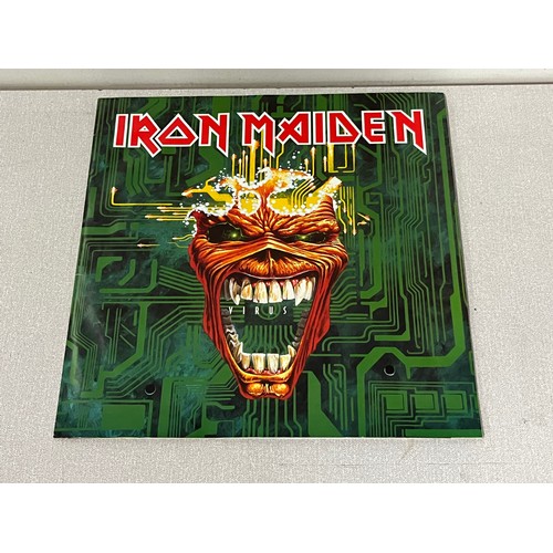 150B - Iron Maiden: ‘Virus’ EMI 12EMP 443 Poster Sleeve 1996 UK 12” Single Vinyl Record. Three track rare m... 