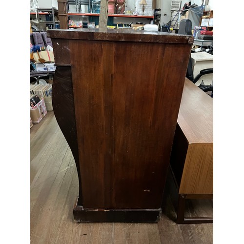 67 - Victorian Scottish OG Mahogany chest of drawers, Hidden top drawer, three deep drawers and three lar... 