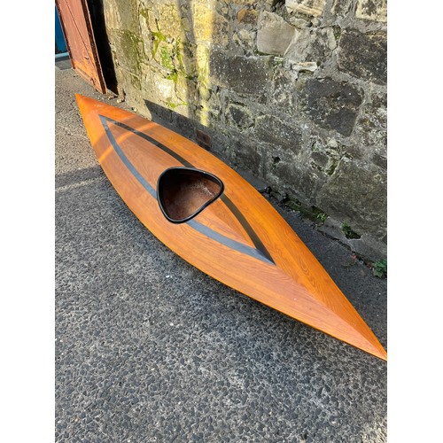 26 - 9ft Cedar wood handbuilt kayak.