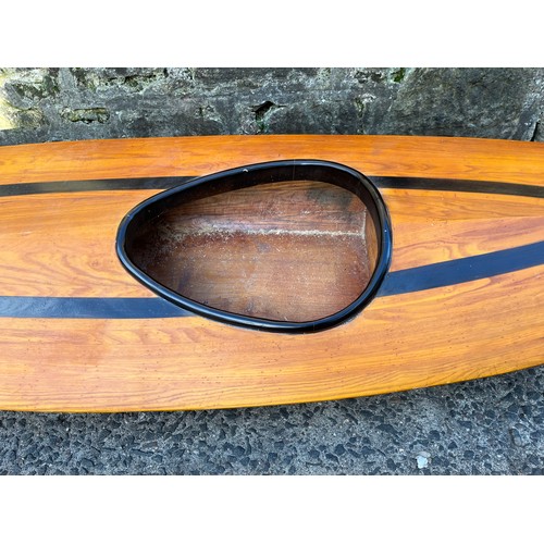 26 - 9ft Cedar wood handbuilt kayak.