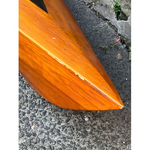 26 - 9ft Cedar wood handbuilt kayak.