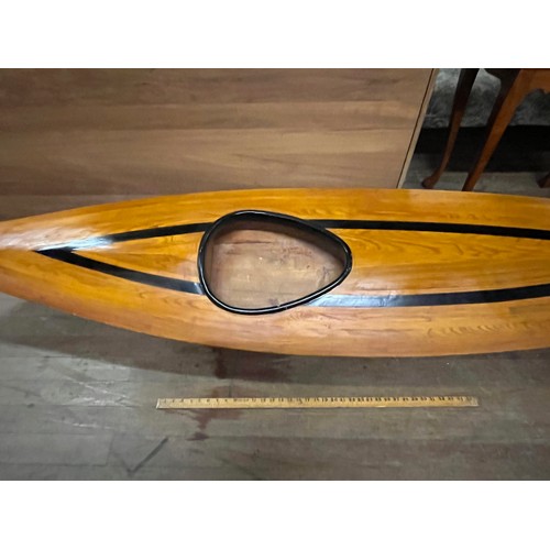 26 - 9ft Cedar wood handbuilt kayak.