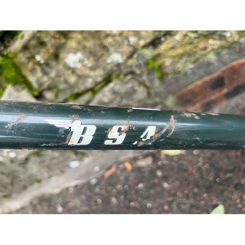 128 - Vintage BSA bicycle with Genuine leather Brooks saddle. (needs TLC)