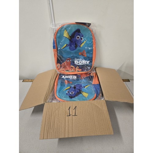 570 - box of 11 finding dory bags