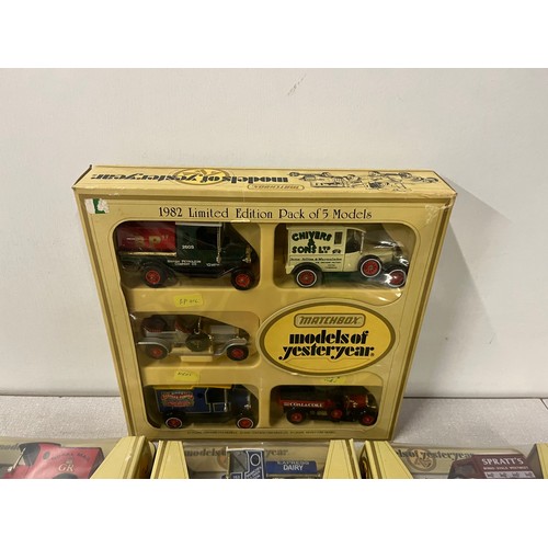 253 - 10 x Matchbox advertising truck models to include Frasers etc. along with boxset.