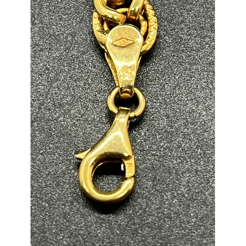 83 - 9ct gold ladies bracelet 5 grams