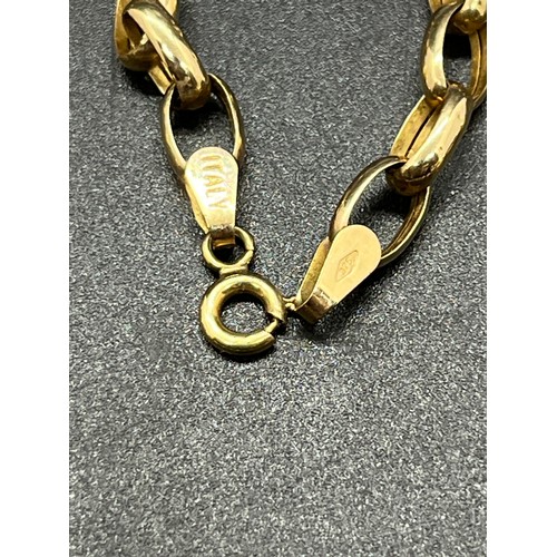 84 - 9ct gold belcher chain 6.6 grams