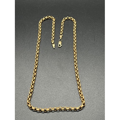 85 - 9ct gold belcher chain 8.5 grams