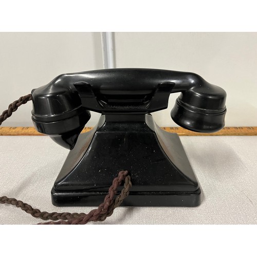 117 - Vintage bakelite GPO telephone model 164.