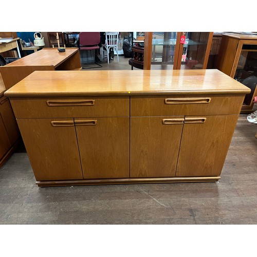 114 - Mid century Teak Meredew 4 door 2 drawer sideboard