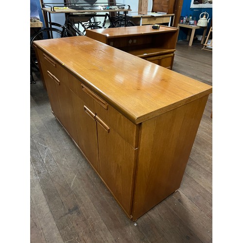 114 - Mid century Teak Meredew 4 door 2 drawer sideboard