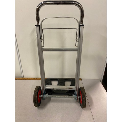 417 - Aluminum sack trolley.