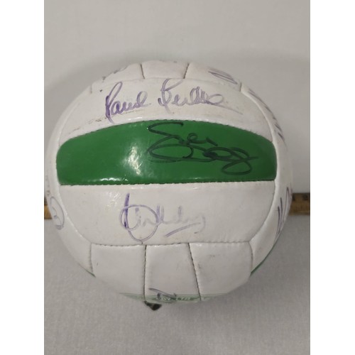 136 - Vintage signed celtic ball, signed by Murdo Macleod etc.