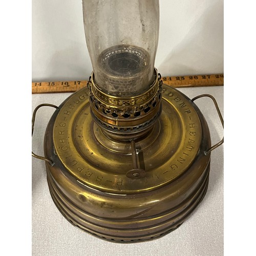 213 - 3 Vintage paraffin lamps to include Aladdin & Ardent etc.