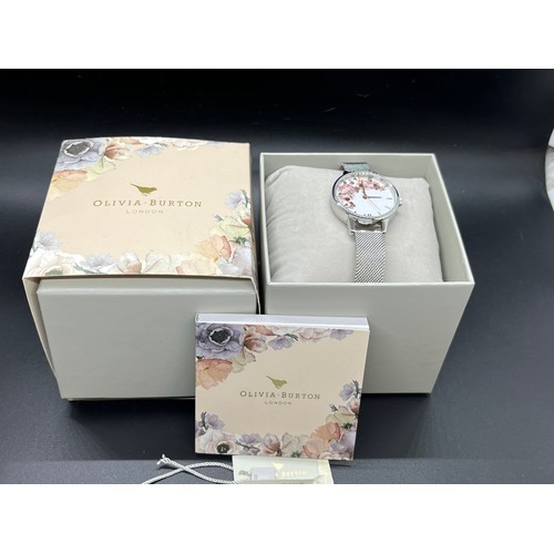 91 - Boxed geniune olivia burton ladies wrist watch