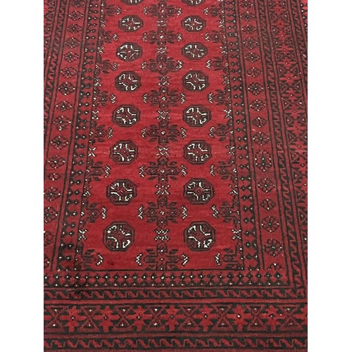 150 - Antique Afghan Aqcha hand knotted pure wool rug, 6ft 2 x 3ft 4 excellent condition, no marks or tear... 