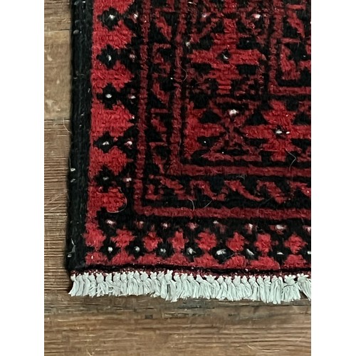 150 - Antique Afghan Aqcha hand knotted pure wool rug, 6ft 2 x 3ft 4 excellent condition, no marks or tear... 