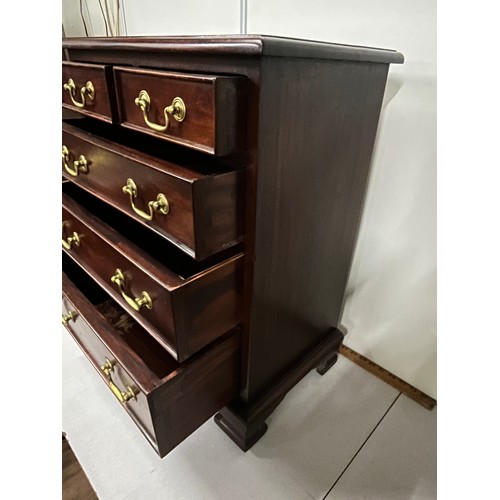 464 - Vintage mahogany 2 over 3 chest of drawers