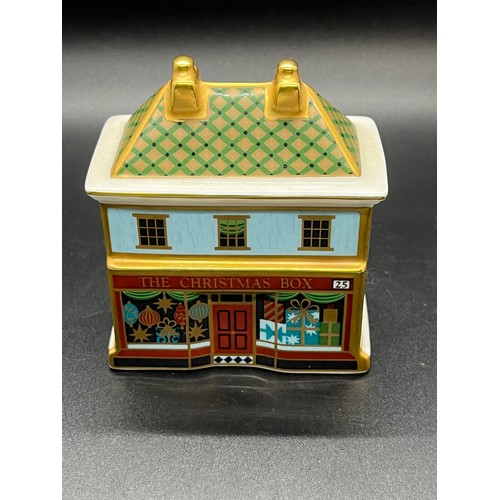 50 - Royal Crown Derby 'The Christmas Box' paperweight