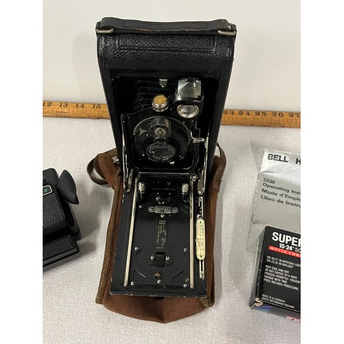 402 - Old Kodak camera along with Bell & Howell micro star Z