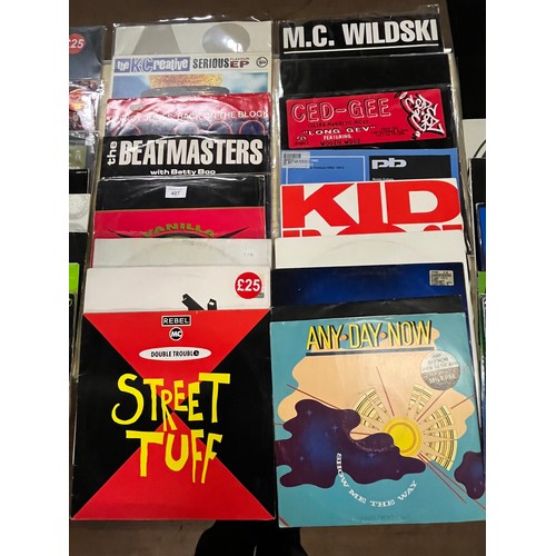 407 - Selection of Dance & Hip Hop vinyl records to include De La Soul, Jazzy Jeff & Fresh Prince & Suicid... 