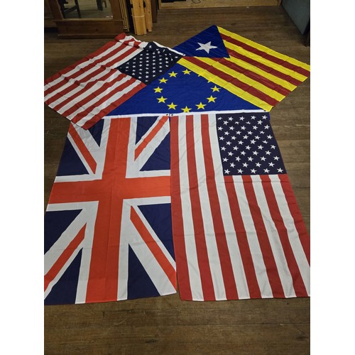 409 - Selection of New flags to include Union Jack, U.S.A, Catalonia etc.