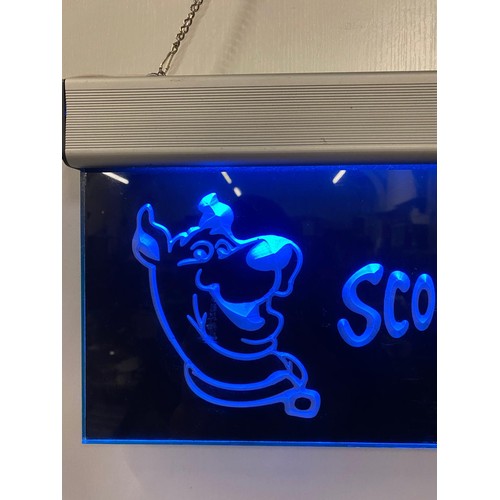 152 - Vintage light up scooby doo sign