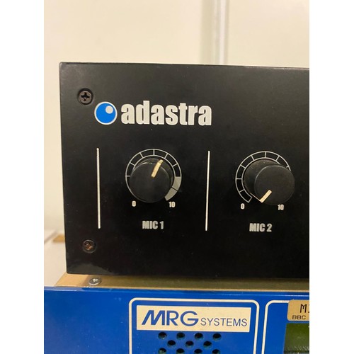 439 - Adastra 952.966 mixer MP, MRG Systems ADP100 and Tascam CD-RW901 Professional. All Untested.