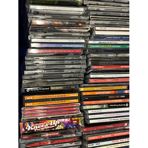 443 - 3 crates of various genre cd's to inc The Beatles & Gun's n Roses etc.