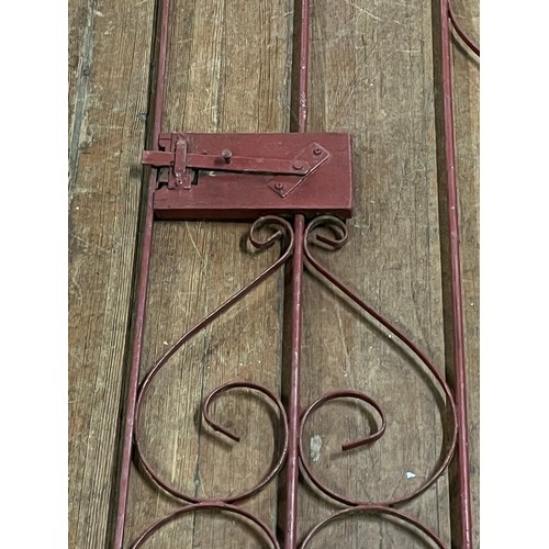 331 - Large wrought iron garden gate 75 x 38 inches