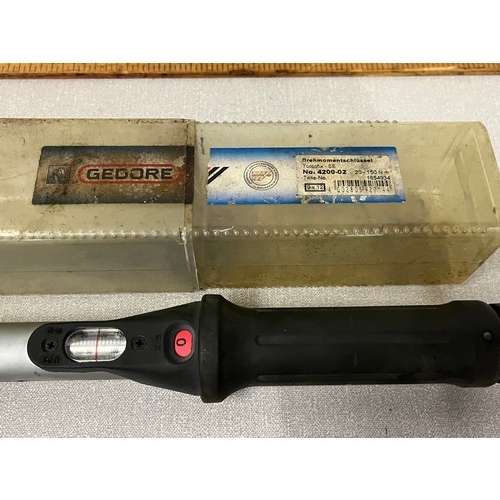 433 - Gedore torcofix-se 4200-02 german made torque wrench along with norbar slimline torque wrench