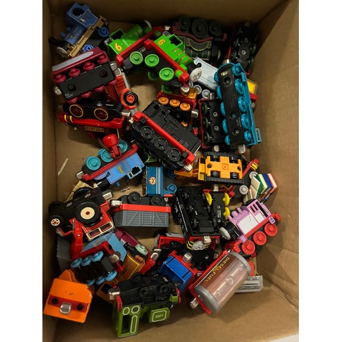 128 - Large collection of diecast thomas the tank engine trains