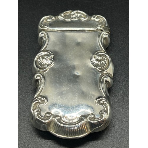 7 - Art nouveau sterling silver vesta case