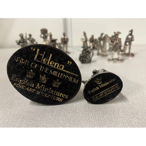 177 - collection of metal figures by english miniatures