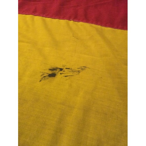 125 - Large German woven flag, hand sewn, 3yd (9ft 5 x 4ft)