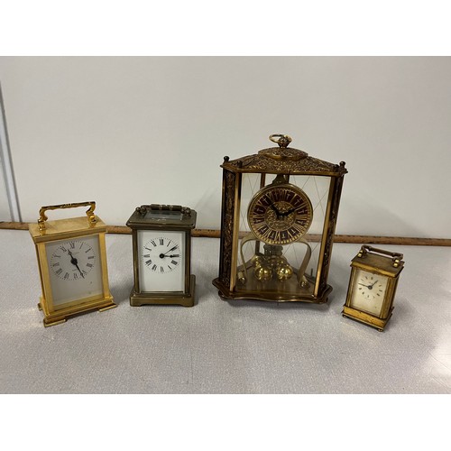 212 - 2 antique clocks & 2 others